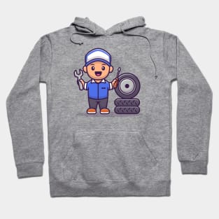 Male Mechanic Hoodie